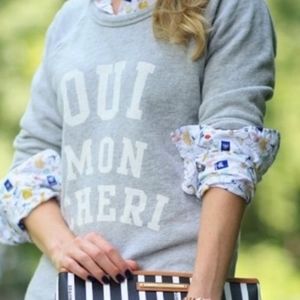J. Crew Oui Mon Cheri Sweatshirt XS